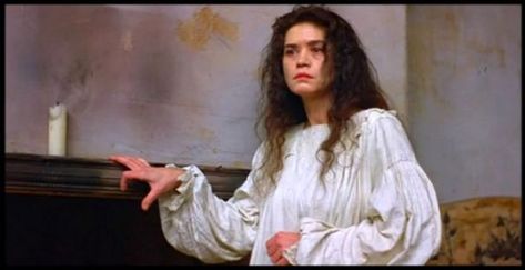 Maria Schneider as Bertha Mason in the 1996 film version of Jane Eyre Bertha Mason, Jane Eyre 1996, Wide Sargasso Sea, Nice Movies, Madwoman In The Attic, Maria Schneider, Sargasso Sea, Marry Jane, Charlotte Brontë