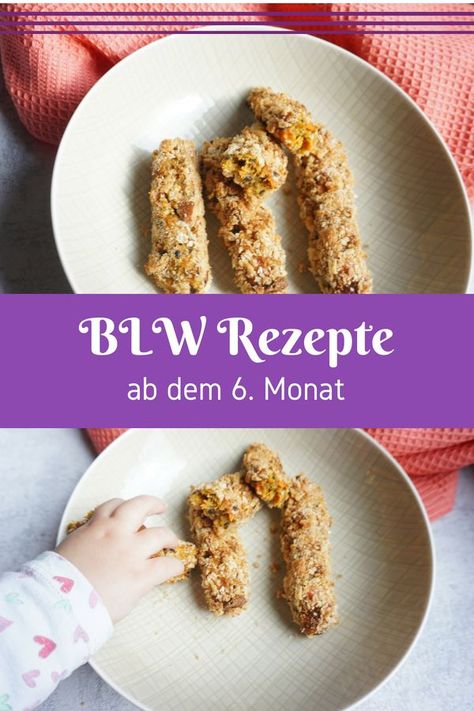 Baby-led weaning Rezepte: Fingerfood passt immer, leckere Gemüsekroketten die einfach und schnell gemacht sind. Ab dem 6. Monat ohne Salz und Zucker.   #blw #breifrei #babyledweaning #zuckerfrei #fingerfood Vegetable Croquettes, Fingerfood Baby, Baby Led Weaning Recipes, Weaning Recipes, Baby Finger Foods, Delicious Vegetables, Led Weaning, Evening Meals, Baby Led Weaning