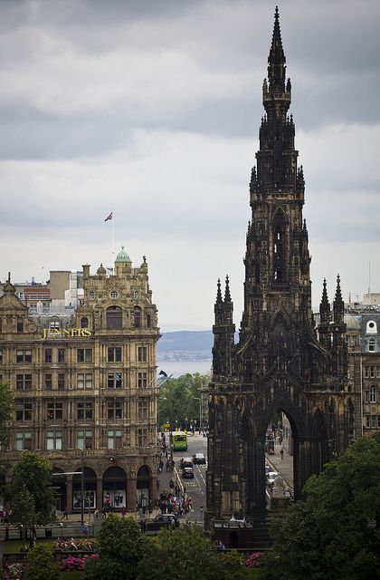 The Scott Monument, Edinburgh, Scotland, UK Scott Monument, Famous Castles, England And Scotland, Edinburgh Scotland, Scotland Travel, Beautiful Buildings, Oh The Places Youll Go, Travel Dreams, Wonders Of The World