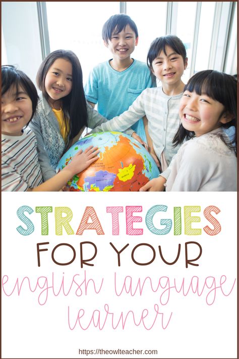 ELL, ESOL, LEP, ELD. We all have experienced English Language Learners at some point during our teaching careers. Learn some strategies to help both you and them be successful! Teaching Ell Students, Ell Strategies, English Language Development, Teaching English Language Learners, Esl Teaching Resources, Ell Students, French Language Learning, Spanish Language Learning, English Language Learners