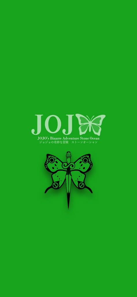 Green Jojo Wallpaper, Jjba Lockscreen, Jojo Wallpaper Aesthetic, Stone Ocean Wallpaper, Jolyne Wallpaper, Trash Core, Jjba Wallpaper, Jojo Stone Ocean, Layout Phone