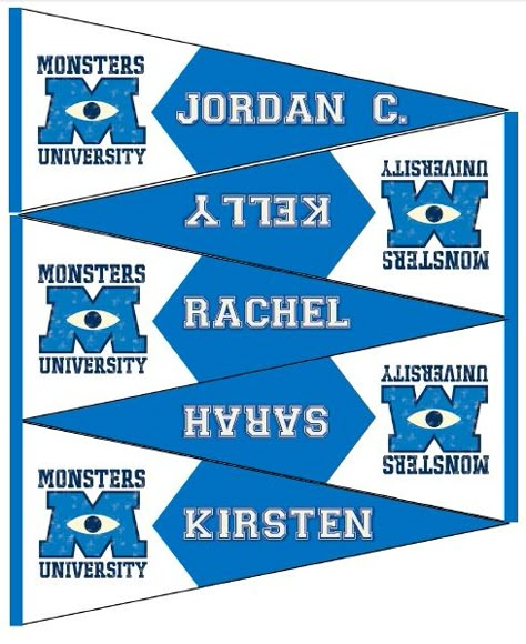 Monsters University Door Decs Disney Door Decs, Door Decs Ra, Res Life Door Decs, Ra Door Tags, Rho Gamma, Disney Hall, Door Decorations College, Monster University Party, Monster Classroom