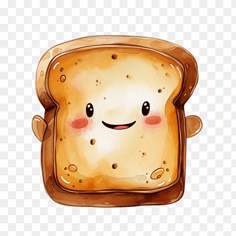 Cute Cartoon Toast Clipart Cute Toast Drawing, Toast Clipart, Toast Drawing, Running Clipart, Can Clipart, Cute Toast, Snowman Clipart, Kawaii Clipart, Leaf Clipart