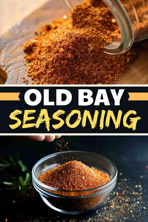 This homemade Old Bay seasoning is the perfect way to jazz up your meals! The blend of paprika, mustard powder, pepper, ginger, nutmeg, cinnamon, and more can't be topped. Old Bay Seasoning Recipe, Mustard Powder, Cajun Dishes, Popcorn Seasoning, Seasoning Recipe, All Purpose Seasoning, Helpful Things, Homemade Seasonings, Grilled Veggies