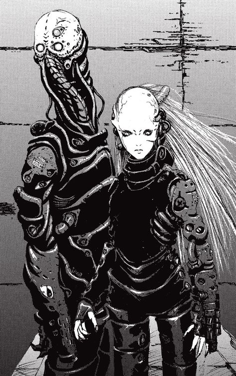 𝑩𝒍𝒂𝒎𝒆! by Nihei Tsutomu History Of Robots, Blame Manga, Akira Anime, Robot Design, After Life, Ghost In The Shell, Dark Knight, Character Design Inspiration, Manga Art