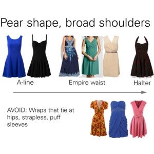 Guidelines for "Bolo Lucette" (from NalyFashion) - DRESSES Broad Shoulder Pear Shape Outfits, Broad Shouldered Pear Shape, Dress For Broad Shoulder Women, Outfits For Broad Shoulders Women, Broad Shoulder Women Outfits, Broad Shoulder Women, Dresses For Broad Shoulders, Pear Body Shape Fashion, Pear Body Shape Outfits