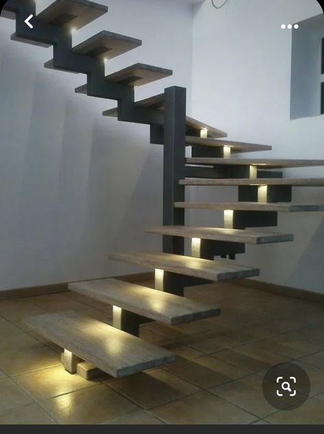 Vstupná Hala, درج السلم, Modern Stair Railing, Staircase Design Modern, Escalier Design, Stair Railing Design, Steel Stairs, Exterior Stairs, Metal Stairs