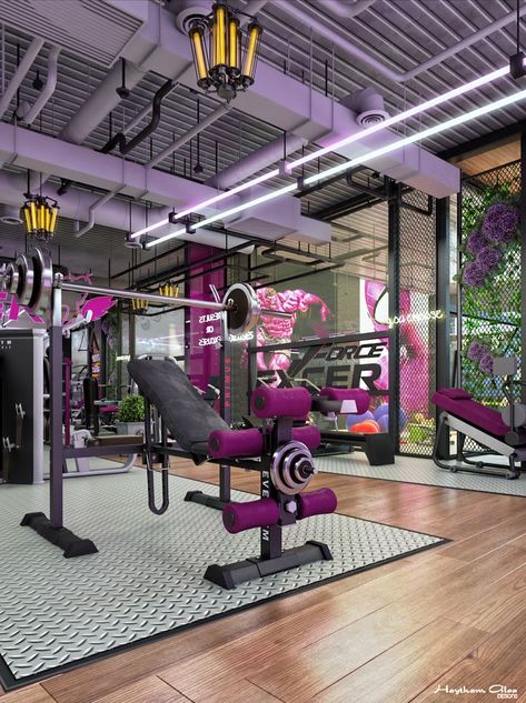 Gym Architecture, Dream Gym, Ladies Gym, Gym Interior, Gym Design, Architecture Interior Design, Architecture Interior, Home Gym, Interior Architecture Design