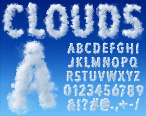 Clouds PNG Letters, Transparent Background, Clouds Alphabet Clip Art, PNG, Clouds Letters, Cloud Letters, Sky Letters, Clouds 22AT Cloud Letters Font, Clouds Words, Cloud Lettering, Cloud Letters, Cloud Font, Background Clouds, Clouds Png, Alphabet Frames, Voucher Design