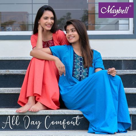 Maybell's Daily Comfort Nightwear Nighty Online Shopping, Nighty For Women, Blue Dart, Night Suit For Women, Online Shopping India, Night Suit, Gingham Check, Shopping Store, Online Shopping Stores