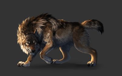 Warg by Innali Something To Post, Dog Design Art, Awesome Drawings, Shadow Wolf, Art Wolf, Wildlife Artwork, Werewolf Art, Dire Wolf, Canine Art