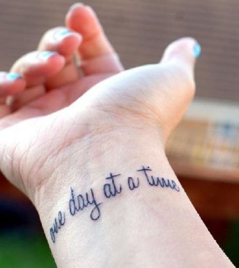 16 Tattoos Celebrating Recovery | Tattoo Ideas, Artists and Models Quote Meaningful, Ink Quotes, Meaningful Word Tattoos, Font Tato, Tattoo Meaningful, Wörter Tattoos, Tattoo Quotes About Strength, Quote Tattoos Girls, Small Quote Tattoos