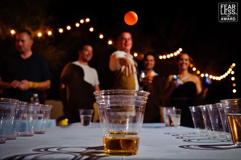 Fearless Award by Sergio Lopez (Tucson, AZ) - Collection 14 Wedding Reception Fun, Amazing Wedding Photos, Wedding Photography Gallery, Amazing Wedding Photography, Best Wedding Photography, Beer Pong, Fun Wedding Photography, Photography Awards, Best Wedding Photographers