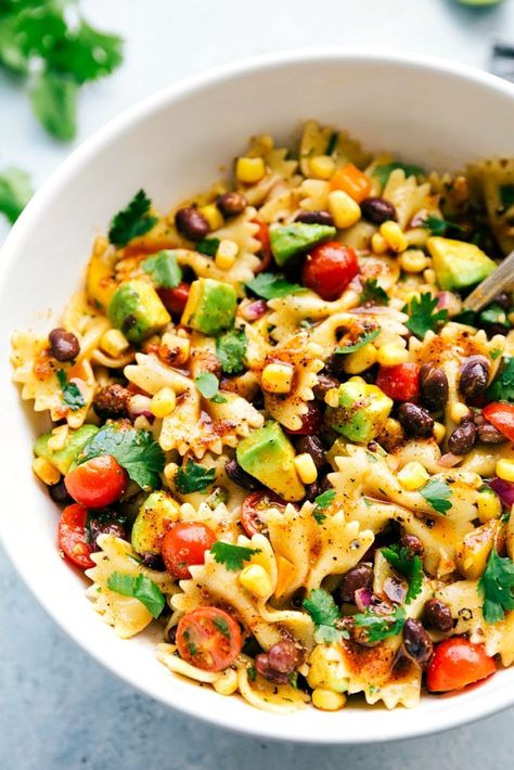 Pasta Mexicana, Mexican Pasta Salad Recipes, Mexican Pasta Recipes, Pasta Salad Dressing Recipe, Mexican Pasta Salad, Mexican Salad Recipes, Taco Pasta Salad, Mexican Pasta, Resep Pasta