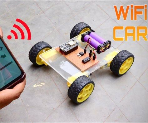 How to Make Simple Nodemcu Robotic Car Make A Robot, Build A Robot, Arduino Robot, Pcb Design, Hardware Components, Software Apps, Thinking Outside The Box, Hot Glue Gun, Electronics Projects