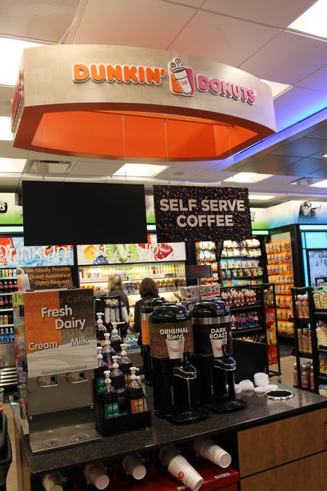 Self-serve Dunkin Donuts on Concourse B Desserts Board, Mister Donuts, Scenery Aesthetic, In The Airport, Self Serve, Dunkin Donuts Coffee, Our Town, Road Runner, Free Offer