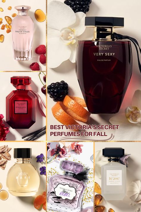 Get ready for fall with Victoria’s Secret’s best perfumes for 2024! Think warm vanilla, rich sandalwood, and deep blackcurrant—perfect for cozy autumn days. These scents are a must for your fall beauty lineup! #Ad #Affiliatelink #FallPerfume #VictoriasSecretPerfume #BestFallFragrances #AutumnPerfume2024 #VSPerfume #FallScent #PerfumeLovers #CozyFallFragrances #FallBeautyEssentials #SeasonalFragrances Victorias Secret Perfumes, Victoria's Secret Perfume, Best Perfumes, Get Ready For Fall, Fall Beauty, Perfume Lover, Autumn Days, Ready For Fall, Fall Scents