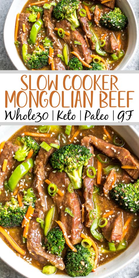 Slow Cooker Mongolian Beef, Low Carb Dinner Easy, Paleo Slow Cooker, Flank Steak Recipes, Low Carb Slow Cooker, Boiled Egg Diet Plan, Paleo Crockpot, Paleo Low Carb, Mongolian Beef