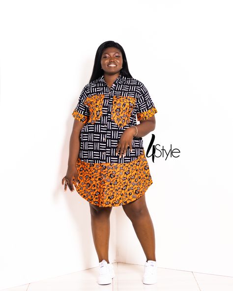 Kitenge Shift Dress African Style, Short Fitted Ankara Gowns, Short Ankara Dresses Classy, Ankara Shirt Dress, Dresses For Women Classy, Ankara Shift Dress, African Tops For Women, Short Ankara Dresses, Fancy Short Dresses