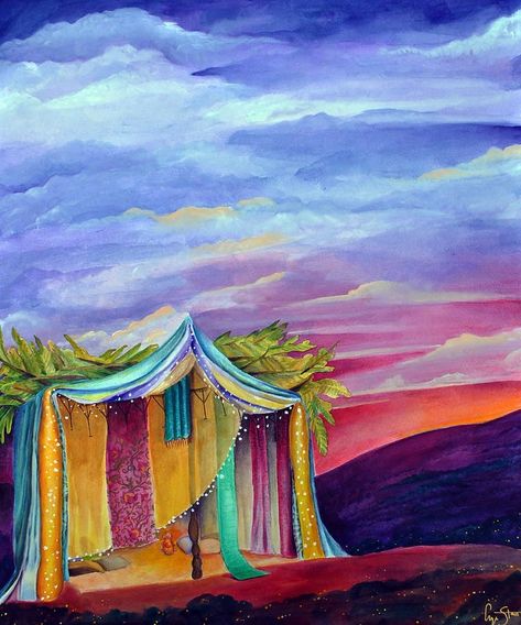 Happy Sukkot, Simchat Torah, Feast Of Tabernacles, Jewish Festivals, September 28th, My New Home, Judaica Art, Prophetic Art, Sukkot