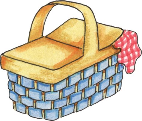 PICNIC BASKET Basket Drawing, Cat Summer, Summer Clipart, Picnic Food, Day Book, Food Drawing, Beautiful Drawings, Theme Design, Inspirational Tattoos