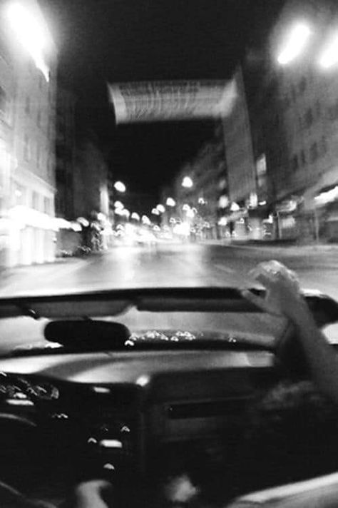 Night ride At Night, Wheel, Hairstyles, Black And White, White, Beauty, Black