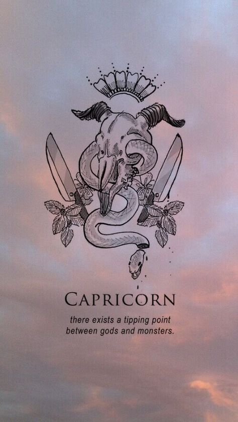 Just some cool wallpapers, of various categories, colors , themes and… #random # Random # amreading # books # wattpad Capricorn Aesthetic, Capricorn Art, Capricorn Tattoo, Capricorn Life, Quote Tattoos, Capricorn Traits, Capricorn Quotes, Capricorn Facts, Capricorn Sign