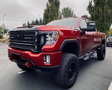 Black Trucks, Truck Lift Kits, 2021 Gmc Sierra, Diesel Pickup Trucks, Gmc Trucks Sierra, Gmc 2500, Trucks Lifted Diesel, Dream Trucks, Custom Pickup Trucks