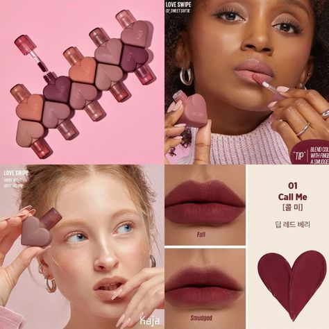 YesStyle discount code: OLIVIASOJO | afilliate code, links | Kaja - Love Swipe Lip Tint Spring 2023, Makeup Essentials, Lip Tint, Discount Code, Lips, Makeup, Color, Make Up