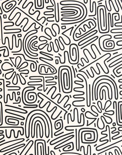 Konst Designs, Playroom Wallpaper, Illustration Simple, Desain Editorial, Pattern Design Inspiration, Design Mandala, Abstract Pattern Design, 패턴 배경화면, Drawing Stuff