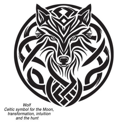 Celtic Dog Tattoo, Celtic Art Tattoo, Alfabeto Viking, Celtic Wolf Tattoo, Druid Symbols, Celtic Tattoo Symbols, Celtic Wolf, Wolf Tattoos Men, Wrist Tattoo Ideas