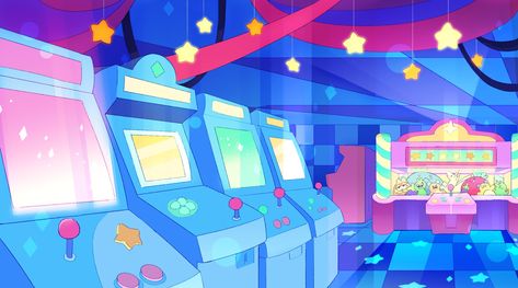 ArtStation - Bee and Puppycat style backgrounds Cartoon House, Sketchbook Cover, Computer Wallpaper Desktop Wallpapers, Cartoon As Anime, Bee And Puppycat, Background Drawing, Pretty Backgrounds, Game Background, Header Banner