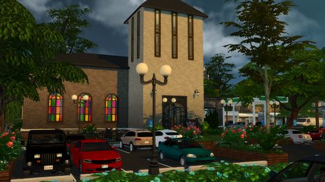 Sims 4 Church, Pastors Office, Second Floor Balcony, Sunday School Rooms, Sims 4 Patreon, Sims 4 Body Mods, Willow Creek, Sims 4 Collections, Sims 4 Mods Clothes