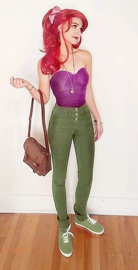 Ariel Bounding, Ariel Costume Diy, Ariel Disneybound, Ariel Halloween Costume, Disney Princess Halloween Costumes, Disney Princess Halloween, Ariel Cosplay, Ariel Costumes, Outfit Disney