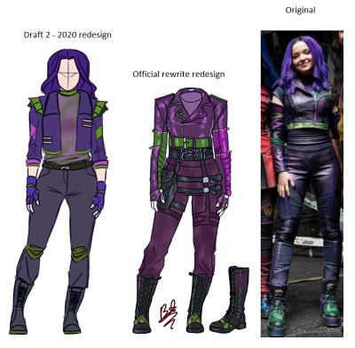 Descendants Mals Outfits, Descendants Redesign, Mal Outfits, Descendants Makeup, Descendants Art, Mal Cosplay, Descendants Party Ideas Birthdays, Emo Outfits For Girls, Descendants Clothes