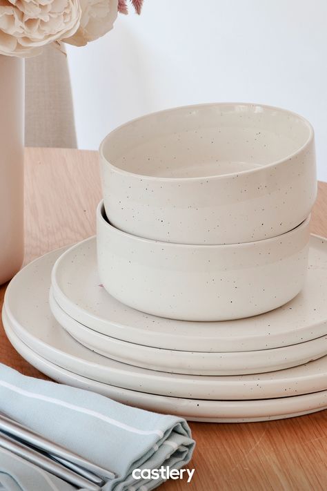 Bring something simple yet special to the table with the understated Sand tableware set. Click on the link to see more! Skandi Design, Sand Collection, Porcelain Dinnerware, Dinner Set, Dove Grey, Tableware Set, Side Plates, Dinner Sets, Cereal Bowls