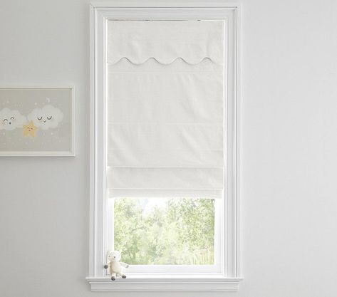 Evelyn Scalloped Valance Roman … curated on LTK Affordable Roman Shades, Nursery Roman Shades, Green Wallpaper Room, Nautical Nursery Ideas, White Roman Shades, Scalloped Valance, Linen Roman Shades, Blackout Roman Shades, English Farmhouse