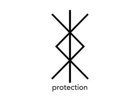 Protection Tattoos, Viking Protection Rune, Runes Symbols, Rune Magic, Viking Rune Tattoo, Protection Rune, Symbols Tattoo, Nordic Symbols, Protection Tattoo