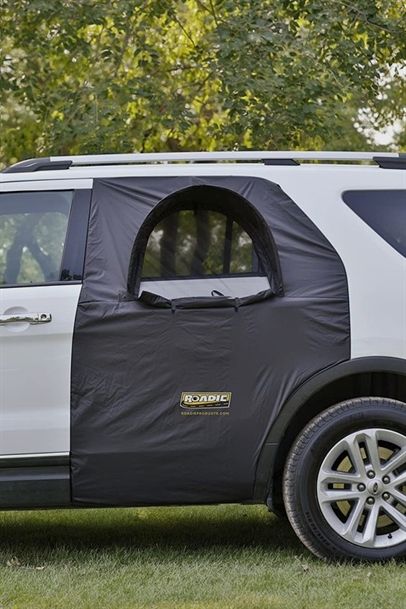 Zelt Camping, Car Tent Camping, Auto Camping, Minivan Camping, Camping Accesorios, Bug Screen, Suv Camping, Camping Diy, Car Tent