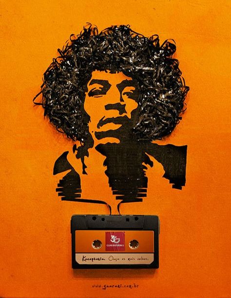 Cassette Tape Art, Advertising Inspiration, Posters Design, Publicidad Creativa, Tape Art, Cotton Swab, Pop Rock, Creative Ads, Creative Advertising