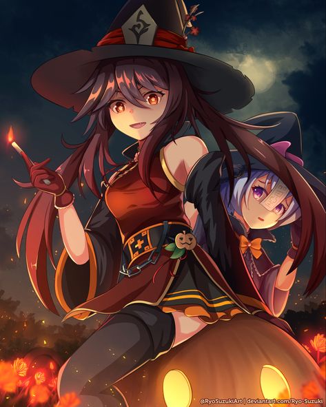 Hu Tao Halloween, Art Rules, Wallpaper Halloween, Hu Tao, Funny Ghost, Halloween Icons, Gothic Anime, First Art, A Witch