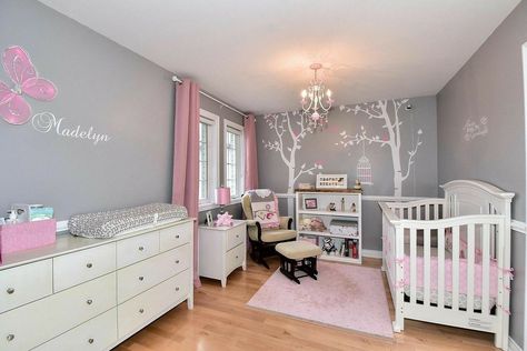 Room For Princess, Elephant Nursery Girl, Baby Room Closet, Nursery Idea, Girl Nursery Pink, Nursery Room Furniture, Baby Room Organization, Girl Nursery Room