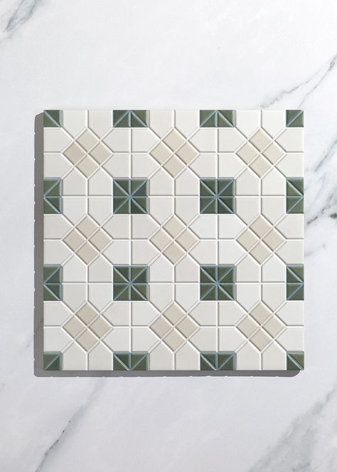 Green Tile Bathroom Vintage, Green Tiles Kitchen, Regent Green, Quorn Stone, Porch Tiles, Hallway Tiles, Uk Furniture, Hallway Tiles Floor, Hearth Tiles