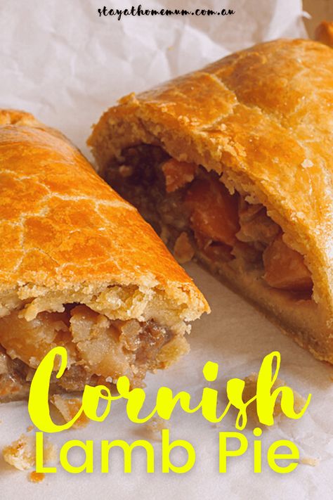 Cornish Lamb Pie | Stay At Home Mum Cornish Pie, Lamb Pie, English Dishes, Cornish Pasty, Cornish Pasties, Light Lunches, Frugal Food, English Recipes, Stay At Home Mum