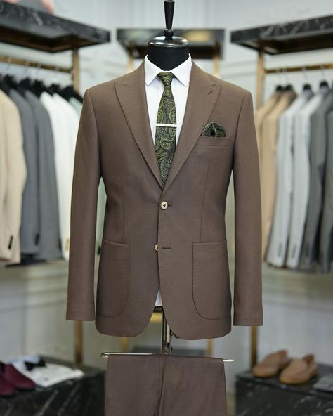 Ravenna Collection 🔹 | Now Available 🔹 Deo Collection #bojoni #suits #formalwear Dark Brown Suit Men, Brown Suit Men, 2 Piece Suit For Men, Dark Brown Suit, Groom Party, Slim Fit Suit Men, Brown Suit, Suit For Men, 2 Piece Suit