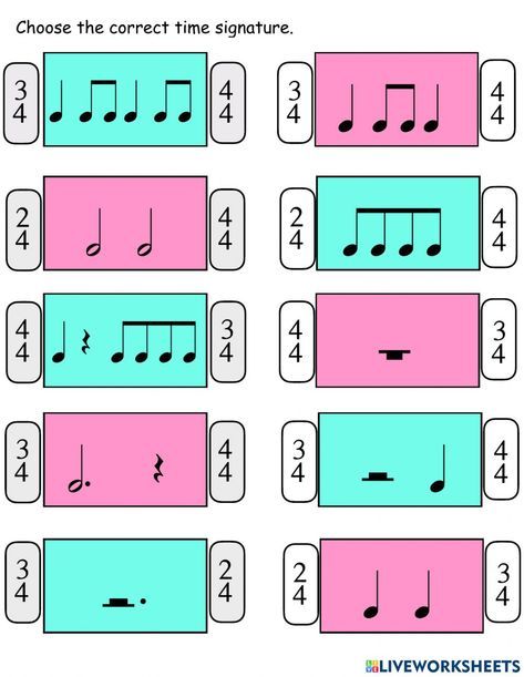 Dynamics In Music, Music Class Worksheets, Piano Worksheets, Bass Clef Notes, Time Signature, Music Math, Music Theory Worksheets, Music Lessons For Kids, Literacy Worksheets