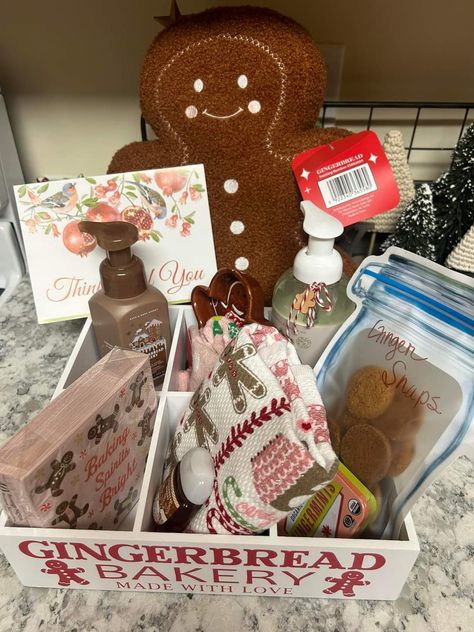 Man Gift Basket, Gift Ideas For Coworkers Christmas, Gingerbread Man Gift, Gift Ideas For Coworkers, Men Gift Basket, Coworkers Christmas, Happy Wife, Gingerbread Man, Gift Basket