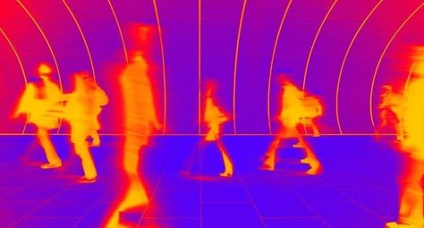 Thermal Energy Art, Thermal Vision Aesthetic, Thermal Imaging Art, Thermography Aesthetic, Thermal Aesthetic, Thermal Photography, Infrared Art, Collision Art, Thermal Art Aesthetic