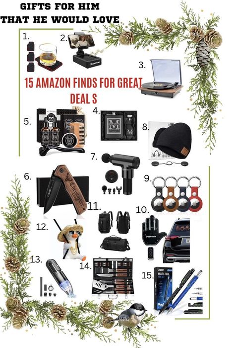 Amazon has a great range of gifts for christmas. Here Are 15 insanely great christmas gifts that he will love including car items, gym bags, shaving kits, vynl record player and more... click the links to find the items that interesy you. Car Accessories For Men, Finger Lights, Alexa Device, Car Accessory, Car Gifts, Truck Accessories, Car Led, Led Signs, Truck Driver