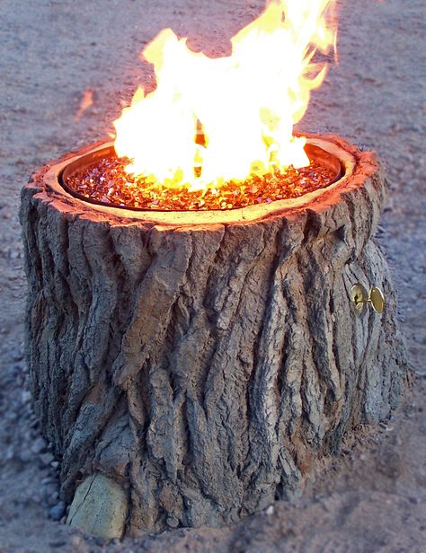 Cottonwood tree stump - The Vertical Artisans Forum Stump Ideas Decor, Stump Fire Pit, Tree Stump Ideas, Tree Stump Decor, Stump Ideas, Cottonwood Tree, Tree Stump Planter, Garden Railings, Flower Bed Edging